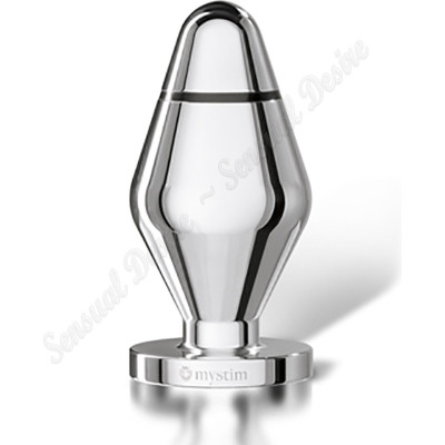 Анальная пробка MYSTIM JOHN BUTT PLUG L с электростимуляцией (Ист-к импульсов приобретается отдельно)
